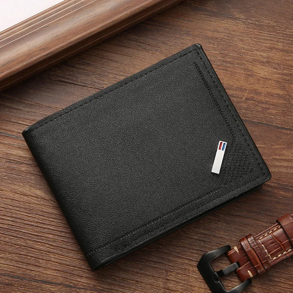 Men Inserts Foldable Wallets Picture Coin Slim Purses