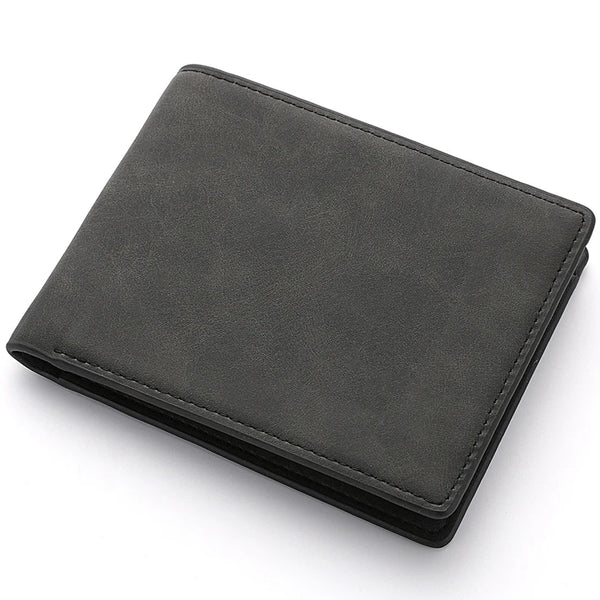 New Retro Men Leather Wallets Small Money Purses