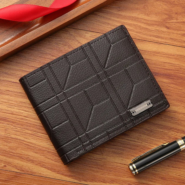 New Brand Men'S Wallet Men'S Short Wallet